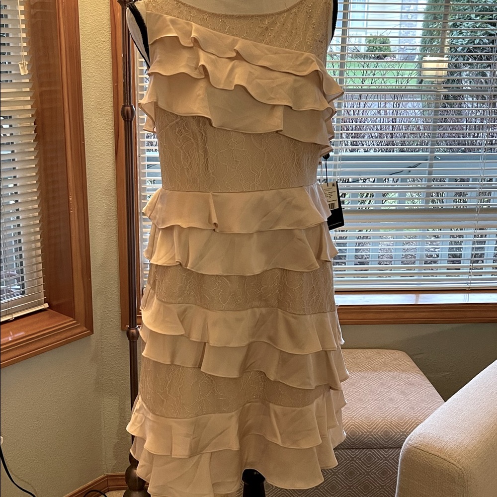 NWT Adrianna Papell Waterfall Style Dress